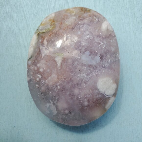 Flower Agate Palm Stone (FA605) - Picture 6 of 7